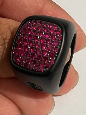 David Yurman Rubies Black Titanium Ring size 9.5